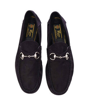Gucci | Shoes | 90 Gucci Navy Blue Suede Unlined Venetian 